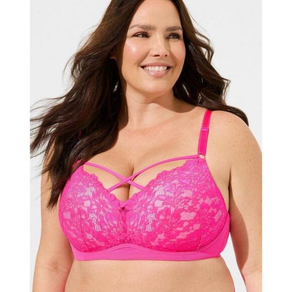 torrid Other - Torrid Wire Free Pink Pushup Bra